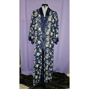 Secret Woman, Blue, Cream, Robe, Size: 1XL